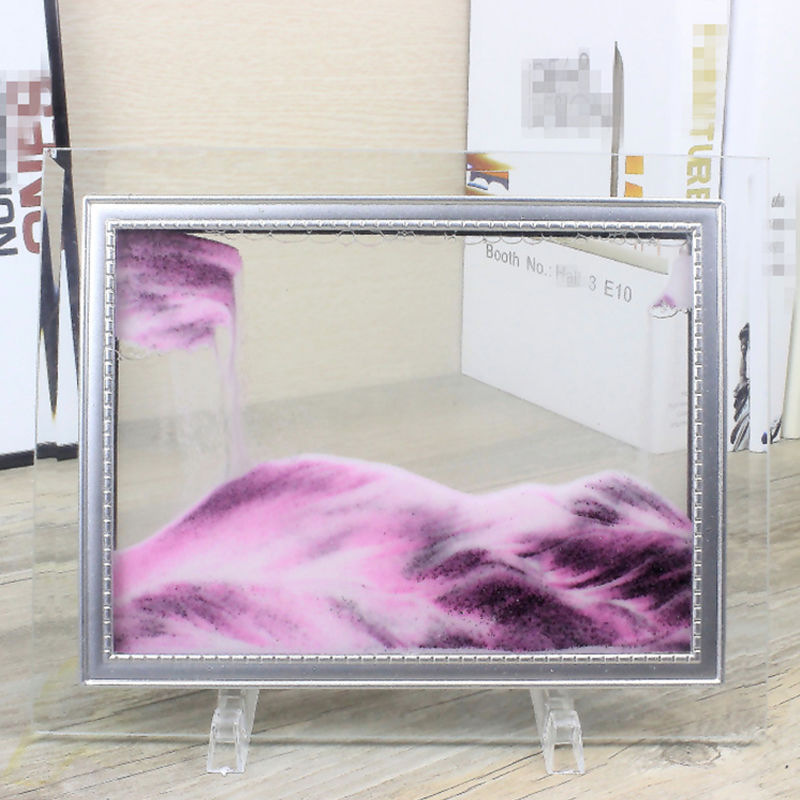 Landscape Painting Glass Quicksand Painting 5