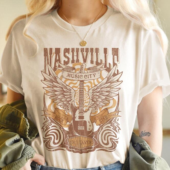 Women's Youth Street Style Round Neck T-Shirt 7