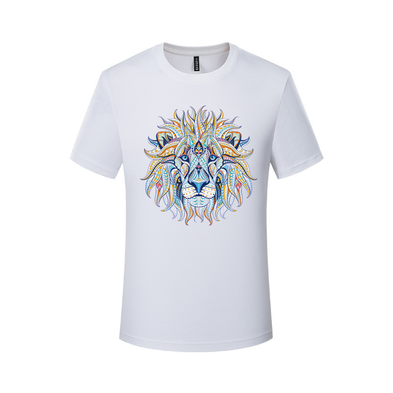 Cute Pet Series Lion Couple T-Shirt 5