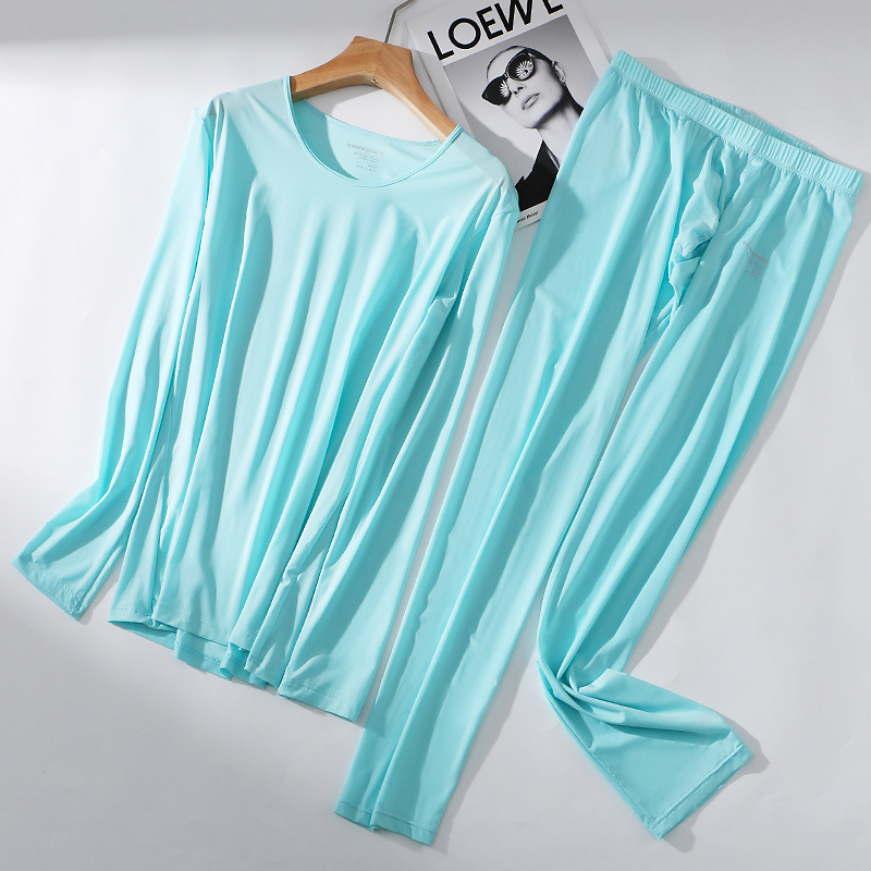 Thin thermal underwear set with quick-drying leggings