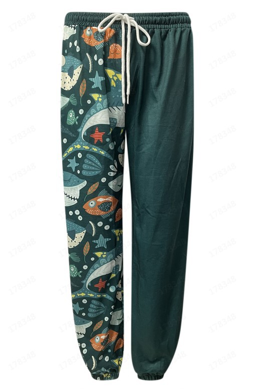 3D Printed Casual Couple Pants 7